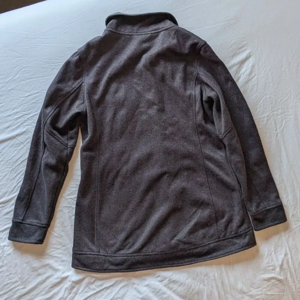 Avalanche Size Large Gray Mock‎ Neck Fleece Jacket